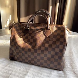 Authentic Louis Vuitton Speedy 30 Damier Ebene